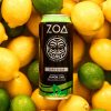 ZOA Zero Sugar Healthy, bebida energética positiva, lima limón, 16 fl. onz. (paquete de 12) - Apoya la inmunidad, el enfoque, la hidratación, el cuerpo y la energía - 160 mg de cafeína natural - 100% DV Vitaminas C, B6 y B12 - Imagen 5