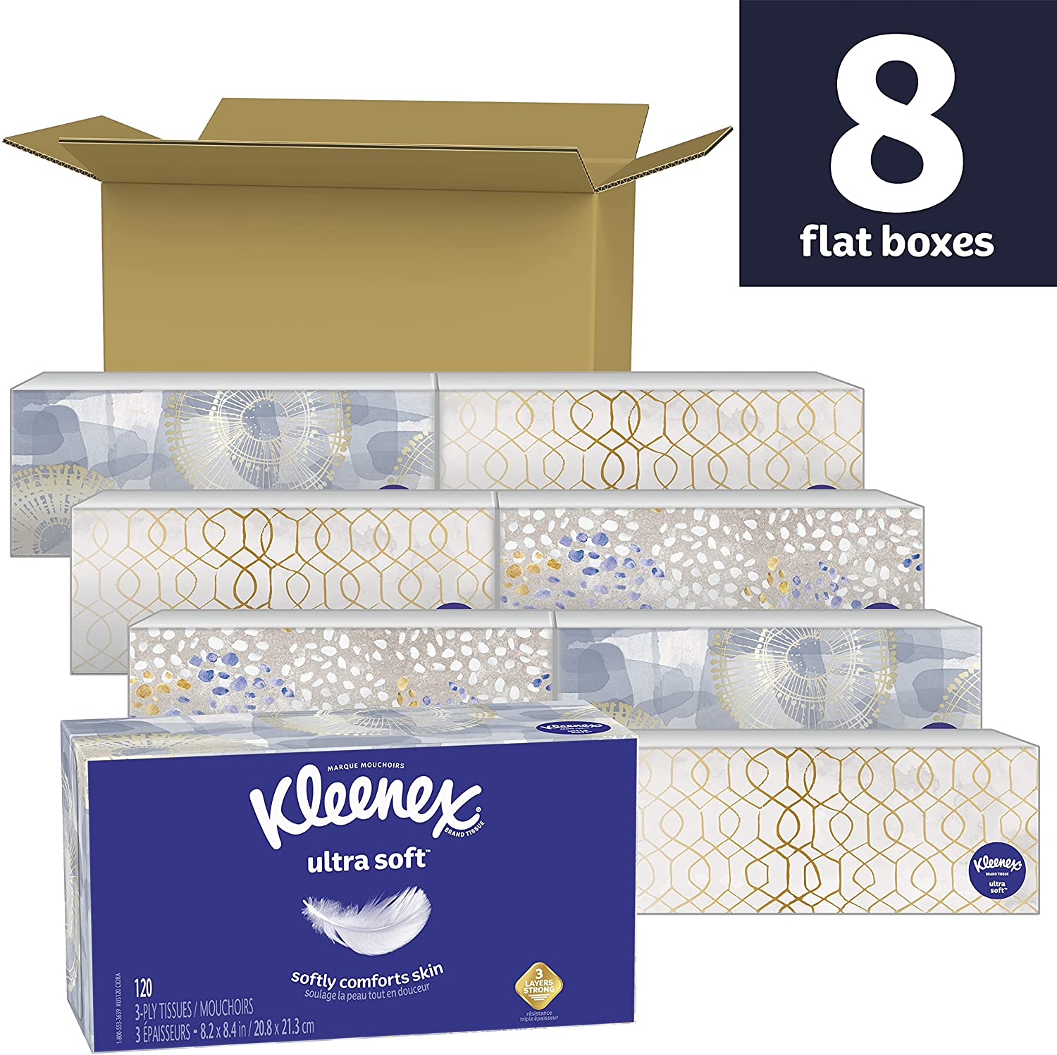 KLEENEX PAÑUELOS ALERGIAS 8 UNIDADES