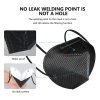 Máscara facial KN95 50 PCS, máscaras de protección transpirables, máscaras negras KN95 de 5 capas, máscaras de seguridad contra el polvo de copa - Imagen 5
