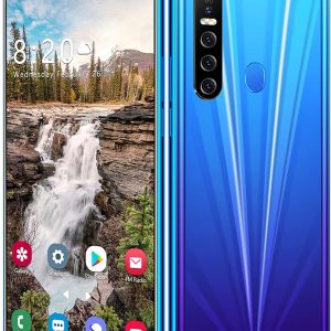 Jiewen Teléfono Móvil,Teléfono Inteligente Android,8 GB RAM + 256 GB ROM,Pantalla Completa 6,8 Pulgadas,Procesador Móvil Diez Núcleos,Doble SIM,Desbloqueo Facial Y Huellas Dactilares,Cámara 16 + 32MP