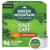 Green Mountain Coffee Roasters Half Caff, cápsulas Keurig K-Cup de una sola porción, café tostado medio, 96 unidades