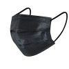 50 mascarillas desechables, mascarillas desechables de 3 capas, mascarilla negra