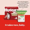 Toallitas húmedas para bebés, Huggies Natural Care Sensitive Baby Toallitas para pañales, sin perfume, hipoalergénicas, 10 paquetes con tapa abatible (560 toallitas en total) - Imagen 7