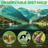 Telescopio monocular Pankoo 16X52, monoculares compactos de prisma de alta potencia para adultos, niños, alcance monocular HD para observación de aves, caza, senderismo, conciertos, viajes - Imagen 6