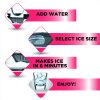 Frigidaire EFIC117-SSBLACK-COM EFIC117-SSBLACK Máquina compacta portátil de 26 libras, máquina para hacer hielo de acero inoxidable, mediana, acero inoxidable negro - Imagen 4
