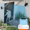 Cámara de seguridad para exteriores, Wansview 1080P Vigilancia Pan-Tilt Cámaras WiFi impermeables, visión nocturna, audio bidireccional, detección de movimiento, acceso remoto, compatible con Alexa W9 (negro) - Imagen 5