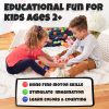 Click N' Play Ball Pit Balls para niños, bolas de repuesto de plástico, paquete de 200, sin ftalatos ni BPA, incluye una bolsa de almacenamiento reutilizable con cremallera, gran regalo para niños pequeños y niños - Imagen 6
