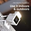 Wyze Cam Spotlight, cámara de seguridad Wyze Cam v3 con kit de foco, cámara de seguridad HD de 1080p con audio bidireccional y sirena, IP65 resistente a la intemperie, compatible con Alexa y Google Assistant - Imagen 3