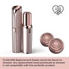 Finishing Touch Flawless Removedor de cabello sin dolor para mujeres, rubor/oro rosa - Imagen 5