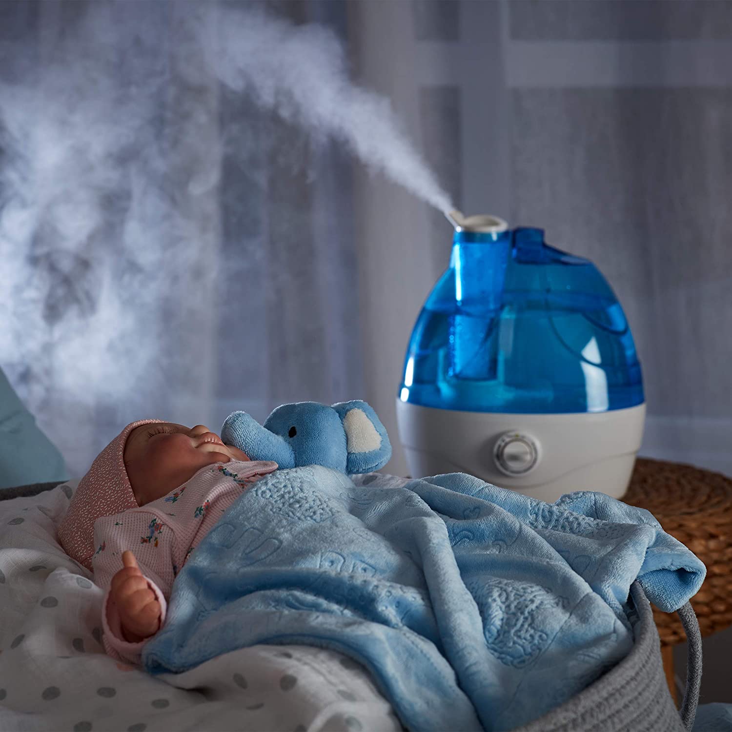 Humidificador Bebes Mocos Y Tos Silencioso Humidificador De Aire, Con Luz  Colorida Pueden Agregar Aceites Esenciales, Para Hogar, Habitación Para  Bebés, Dormitorio : : Bebé