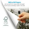 Papel de impresora HP| 11 x 17 Papel | Oficina 20 libras | 1 resma - 500 hojas | 92 brillante | Fabricado en EE. UU. - Papel de copia certificado FSC | 172000R - Imagen 6