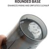 BlenderBottle Shaker Bottle Pro Series perfecto para batidos de proteínas y preentrenamiento, 24 onzas, negro - Imagen 3