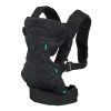 Infantino Flip 4-in-1 Carrier - Ergonómico, convertible, cara adentro y boca afuera, transporte delantero y trasero para recién nacidos y bebés mayores de 8 a 32 libras