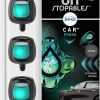 Febreze Unstopables Ambientador para coche, Unstopables Fresh Scent, eliminador de olores para clips de ventilación de coche de olor fuerte, 0,07 onzas líquidas (3 unidades)