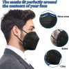 Paquete de 50 máscaras faciales KN95, máscaras de seguridad contra el polvo de copa de 5 capas Eficiencia del filtro ≥95%, máscaras Kn95 para adultos - Imagen 4