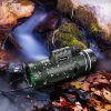 Telescopio monocular Pankoo 40X60 Monocular de alta potencia para adultos con adaptador de teléfono, trípode y correa de mano Monocular de visión nocturna baja equipado con prisma BAK4 para observación de aves Caza Viajes Concierto - Imagen 5