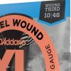 Cuerdas de guitarra eléctrica D'Addario EXL110W Nickel Wound, Regular Light, Wound 3rd, 10-46 - Imagen 4