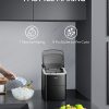 Silonn Ice Makers encimera, 9 cubos listos en 6 minutos, 26 libras en 24 horas, máquina de hielo autolimpiante con pala de hielo y cesta, 2 tamaños de hielo de bala para el Home & Kitchen, Home & Kitchen, oficina, bar, fiesta - Imagen 5