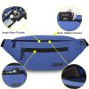 MAXTOP - Riñonera cruzada grande con 4 bolsillos con cremallera, regalos para disfrutar de deportes, festivales, entrenamientos, viajes, correr, informales, manos libres, carteras, riñonera, bolsa de teléfono para llevar todos los teléfonos - Imagen 3
