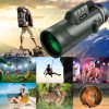 Telescopio monocular Pankoo 40X60 Monocular de alta potencia para adultos con adaptador de teléfono, trípode y correa de mano Monocular de visión nocturna baja equipado con prisma BAK4 para observación de aves Caza Viajes Concierto - Imagen 4