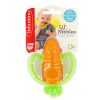 Infantino Lil' Nibble Teethers Carrot - Mordedor de silicona de textura suave para exploración sensorial y alivio de la dentición, con asas fáciles de sostener - Imagen 6