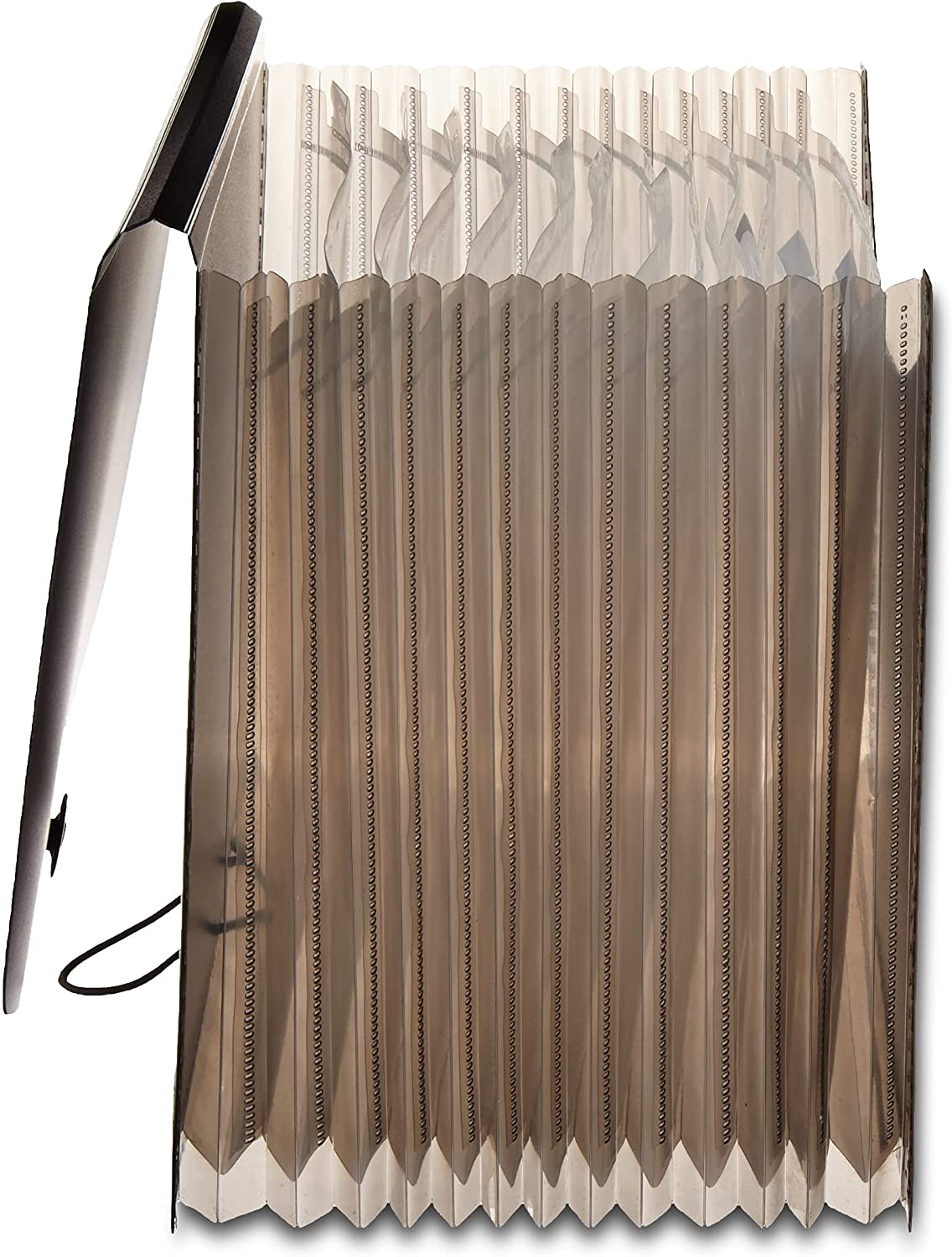 Amazon Basics - Carpeta de archivos organizadora expandible, tamaño carta, color negro - Imagen 4