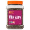 BetterBody Foods Semillas de chía orgánicas con omega-3, sin OMG, sin gluten, apto para dieta Keto, vegano, buena fuente de fibra, añadir a batidos, 2 libras, 32 onzas