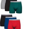 Calzoncillos bóxer Hanes Cool Dri sin etiqueta para hombre con cintura ComfortFlex, varios paquetes disponibles