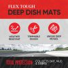 Motor Trend 923-BD Borgoña FlexTough Contour Liners-Deep Dish Heavy Duty Alfombrillas de goma para coche, SUV, camión y furgoneta, protección contra todo tipo de clima para adaptarse a la mayoría de vehículos - Imagen 3