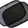 Enovoe Parasol para ventana de coche – (2 unidades) – 21 x 14 pulgadas parasol adhesivo para ventanas de coche – Protección contra el sol, el deslumbramiento y los rayos UV para su hijo – Parasol para ventana lateral de bebé