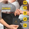 Cinturón recortador de cintura Perfotek para mujer, entrenador de cintura, cinturón de Sauna, tóner de barriga, soporte lumbar y de espalda baja con efecto de traje de Sauna - Imagen 6