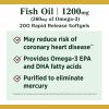 Aceite de pescado de Nature's Bounty, Suplemento dietético, Omega-3, Apoya la Salud y Belleza del corazón, 1200 Mg, 200 cápsulas blandas de liberación rápida - Imagen 3