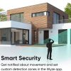 WYZE Cam Outdoor Starter Bundle (incluye estación base y 1 cámara), 1080p HD interior/exterior cámara inteligente para el Home & Kitchen sin cables con visión nocturna, audio bidireccional, funciona con Alexa y Google Assistant, blanco - Imagen 4