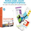 Papel para impresora HP | Papel de 8,5 x 11 | BrightWhite 24 lb |1 resma - 500 hojas| 100 brillante | Fabricado en EE. UU. - Certificado FSC | 203000R - Imagen 3