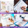 iBayam - Bolígrafos para planificador de diarios, rotuladores de punta fina, rotuladores de punta fina para dibujar, rotuladores porosos para escribir en diario, tomar notas, calendario, colorear, arte, oficina, suministros escolares, 18 colores - Imagen 5