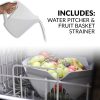 Farberware FDW05ASBWHA Lavavajillas de encimera portátil completo con tanque de agua incorporado de 5 litros, 5 programas, cuidado del bebé, lavado de vidrio y frutas, negro/blanco - Imagen 8