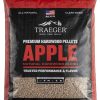 Traeger Grills Pellets de madera dura 100 % natural de manzana para parrilla, ahumado, horneado, asado, estofado y barbacoa, bolsa de 20 libras