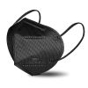 Máscara facial KN95 50 PCS, máscaras de protección transpirables, máscaras negras KN95 de 5 capas, máscaras de seguridad contra el polvo de copa