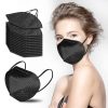 Máscara facial KN95 50 PCS, máscaras de protección transpirables, máscaras negras KN95 de 5 capas, máscaras de seguridad contra el polvo de copa - Imagen 2