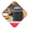 Frigidaire EFIC117-SSBLACK-COM EFIC117-SSBLACK Máquina compacta portátil de 26 libras, máquina para hacer hielo de acero inoxidable, mediana, acero inoxidable negro - Imagen 6
