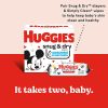 Toallitas para bebés, sin perfume, Huggies Simply Clean Toallitas para pañales para bebés sin fragancia, 11 paquetes con tapa abatible (704 toallitas en total) - Imagen 8