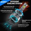 Fahren H11/H9/H8 Bombillas LED para faros delanteros, 60 W, 10000 lúmenes, kit de conversión de faros LED superbrillantes, 6500 K, blanco frío, IP68, resistente al agua, paquete de 2 - Imagen 5