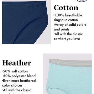 Fruit of the Loom - Calzoncillos de algodón Eversoft para mujer (tallas regulares y grandes) - Imagen 4
