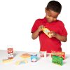 Melissa & Doug Fresh Mart Grocery Store Companion Collection Playset 5183 & Fridge Food Wooden Play Food Set 4076 para mayores de 3 años Creatividad - Imagen 6