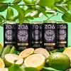 ZOA Zero Sugar Healthy, bebida energética positiva, lima limón, 16 fl. onz. (paquete de 12) - Apoya la inmunidad, el enfoque, la hidratación, el cuerpo y la energía - 160 mg de cafeína natural - 100% DV Vitaminas C, B6 y B12 - Imagen 4