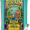 FoxFarm Ocean Forest Potting Soil Mix interior exterior para jardín y plantas | Fertilizante para plantas | 12 cuartos + THCity Stake