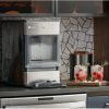 GE perfil ópalo | Máquina para hacer hielo en pepitas para mostrador | Máquina de hielo portátil completa con conectividad Bluetooth | Esenciales de Home & Kitchen para el Home & Kitchen inteligente | Acabado de acero inoxidable | Hasta 24 libras. de hielo por día - Imagen 10