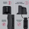 Llavero con spray de pimienta SABRE, 25 ráfagas de máxima fuerza policial OC Spray, llavero de liberación rápida para un fácil acceso, agarre de dedo para un objetivo preciso, seguridad de bloqueo giratorio, rango de 10 pies, varios colores - Imagen 5