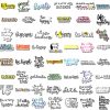 200 pegatinas de palabras inspiradoras, pegatinas de citas motivacionales para adolescentes y adultos, pegatinas positivas de vinilo de moda para botellas de agua, libros, portátiles - Imagen 4