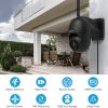 Cámara de seguridad para exteriores, Wansview 1080P Vigilancia Pan-Tilt Cámaras WiFi impermeables, visión nocturna, audio bidireccional, detección de movimiento, acceso remoto, compatible con Alexa W9 (negro) - Imagen 2